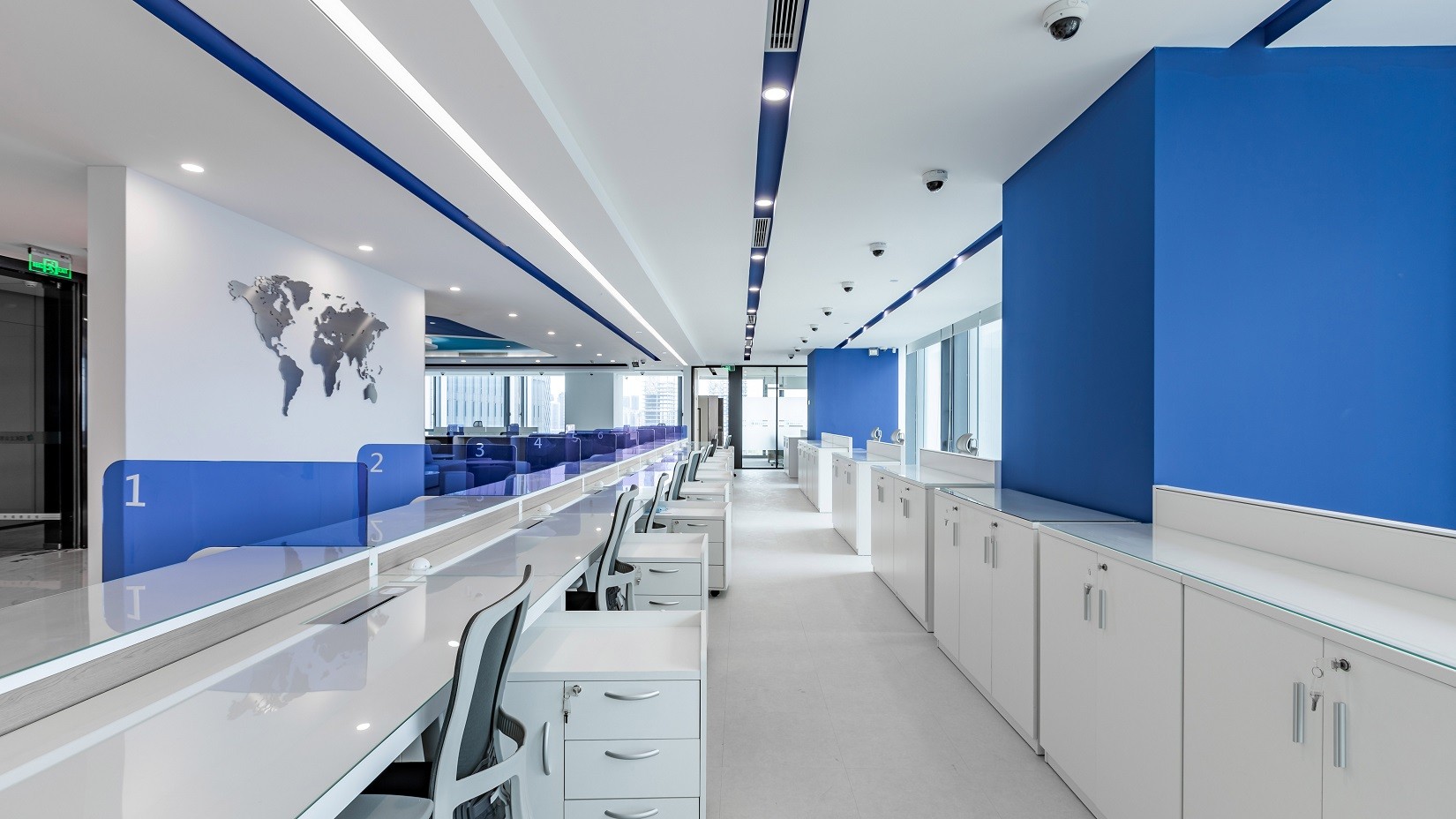 韩国ibk企业银行,银行网点理财室装修设计图