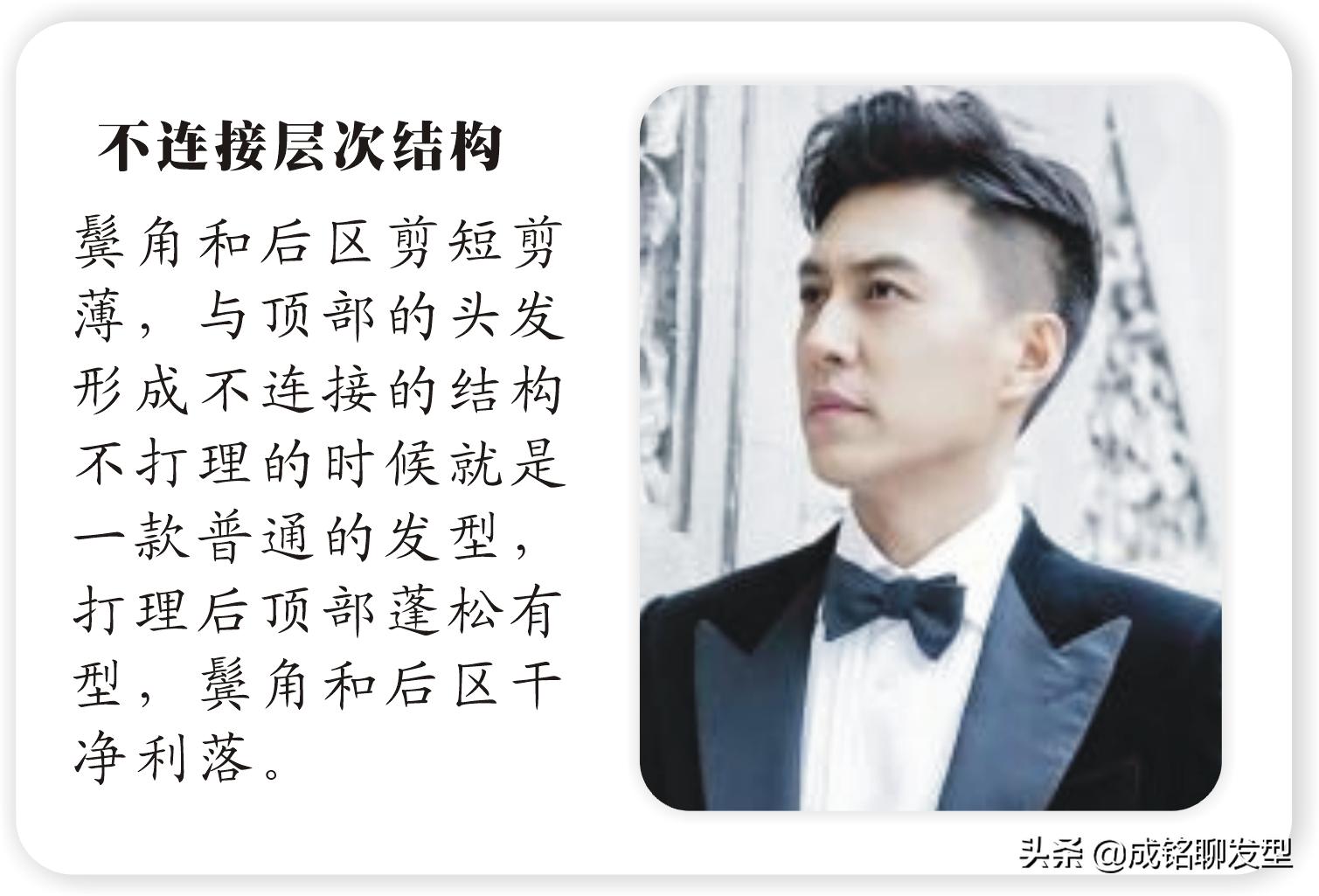 靳东三七分发型分析,靳东新发型搭花夹克造型