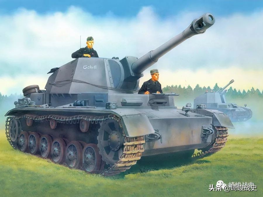 二战德军野蜂式自行火炮,二战德军sfh15榴弹炮