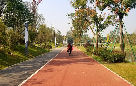 空港中央公园怎么上绿道,空港中央公园好玩吗