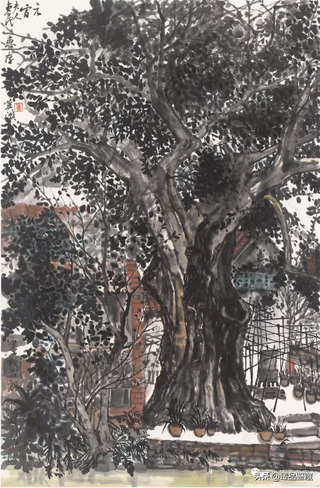 水墨花鸟画及赏析,中国画与西洋画赏析