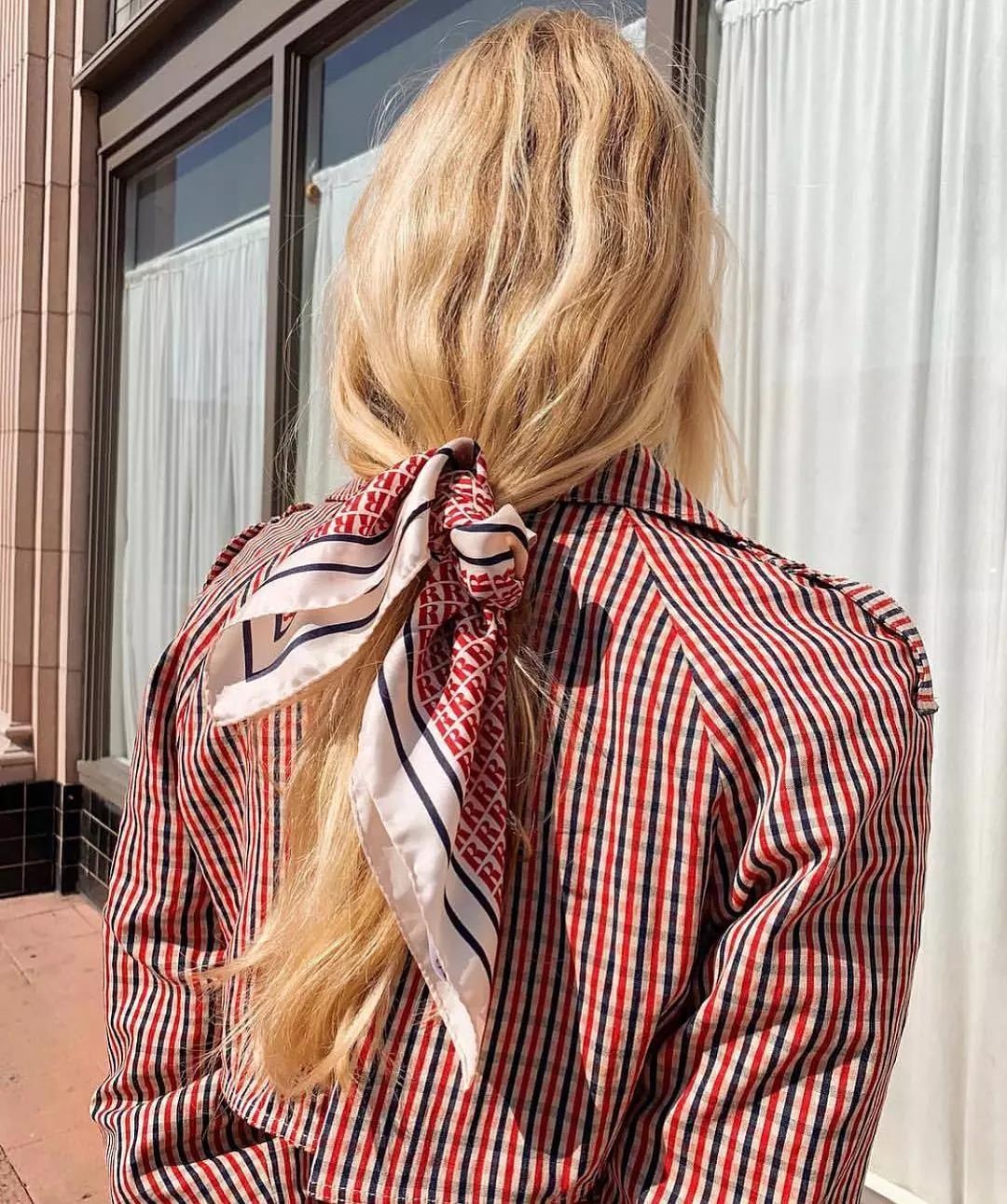 一学就会的丝巾五种系法,大长款丝巾的花样系法大全