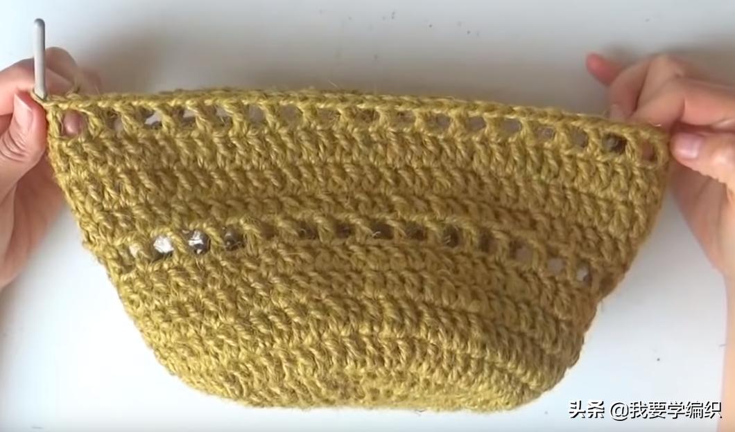 圆筒手提袋钩织教程,女士手提袋钩织全教程视频