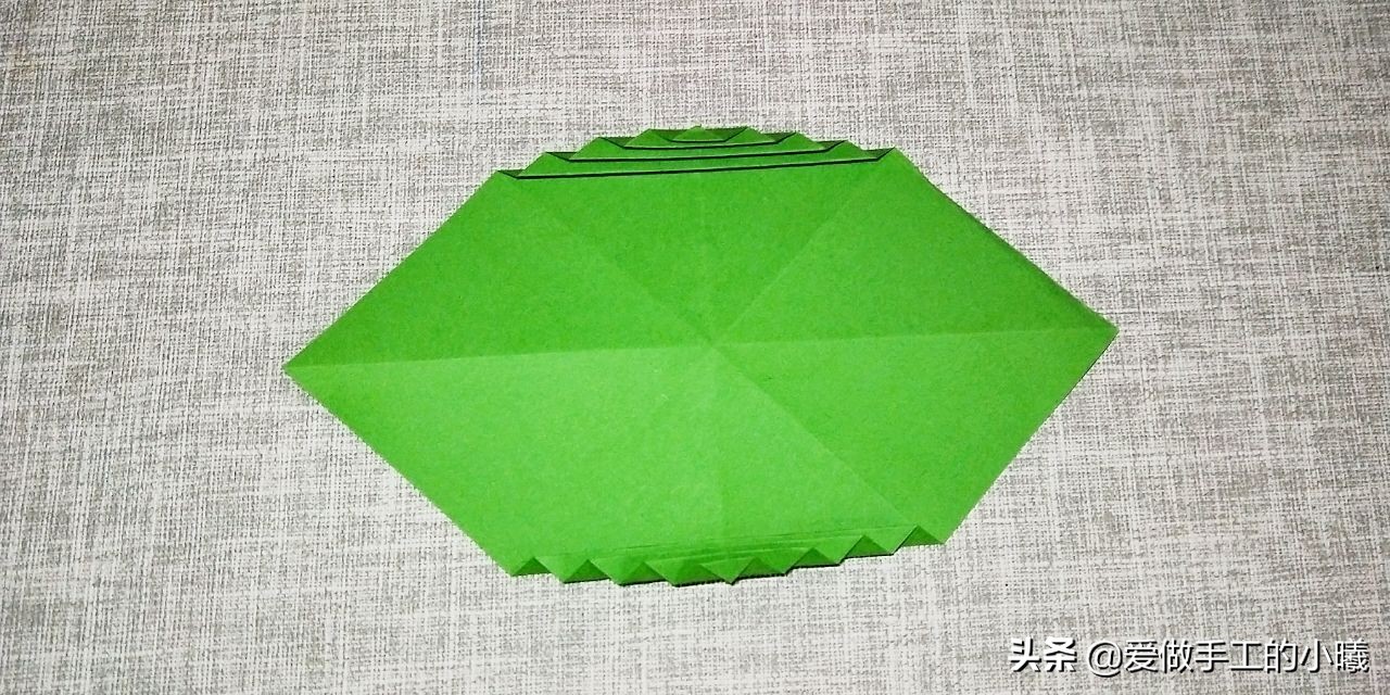 小清新树叶书签折纸，世界读书日专属教程，送给爱阅读的你