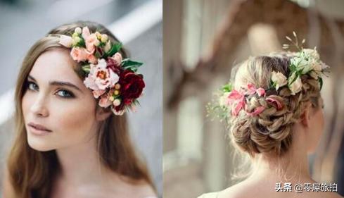 适合拍婚纱照的清新新娘发型，让你美得更加优雅