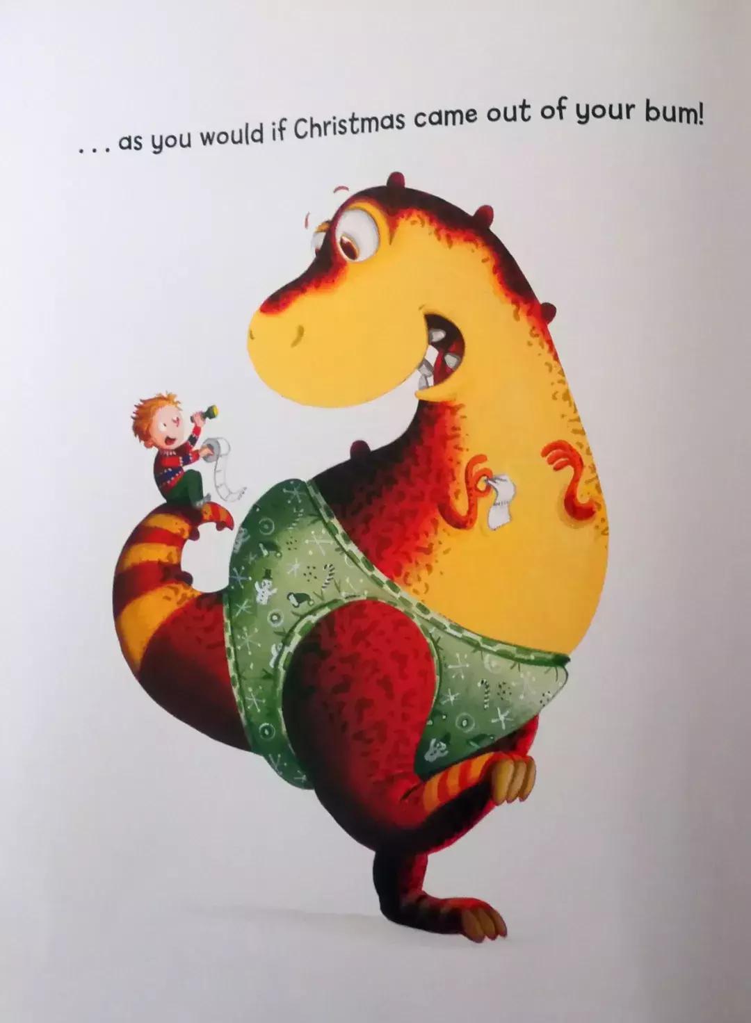 有声英文绘本｜便便恐龙之TheDinosaurthatPoopedChristmas