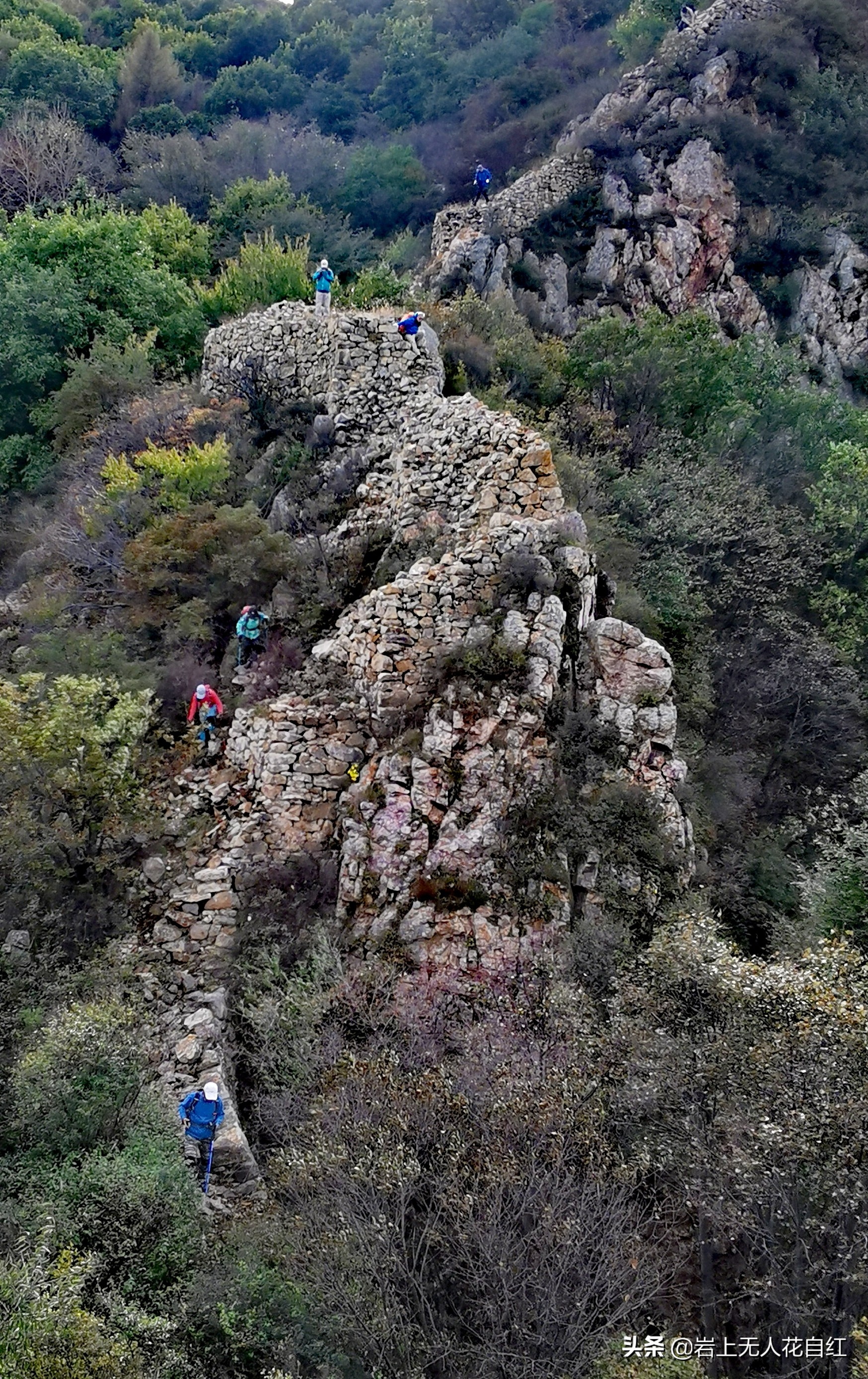 司马台东段长城之5：五道梁、倒班岭口之菱形楼、白头楼、水门洞
