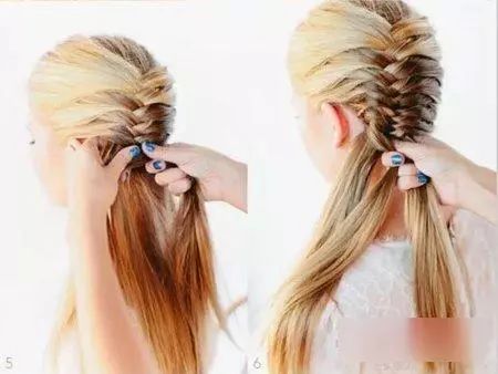 超简单鱼尾辫教程,手把手教你鱼尾辫