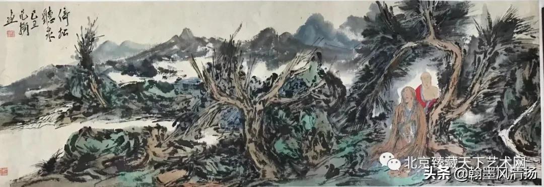 范扬花鸟画,范扬画家书法