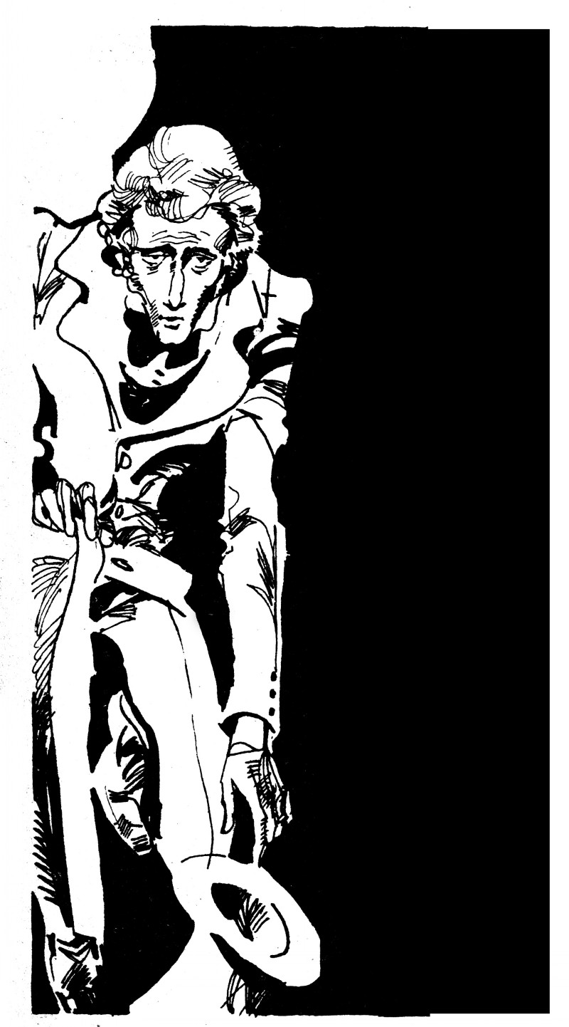 中国短篇连环画百部选欣赏(64)《一场赌博》高燕绘画