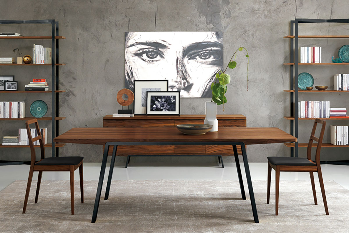 实木圆餐桌椅效果图,阳光家具实木餐桌椅