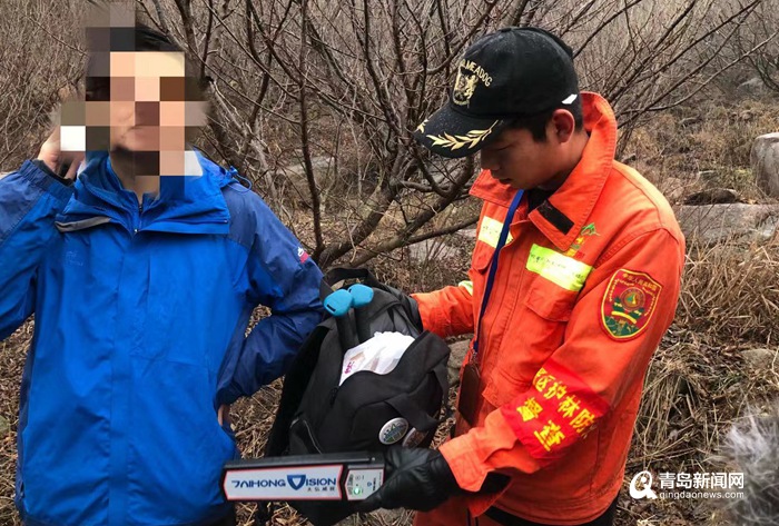 驴友从野路爬崂山失联,两驴友走野路闹悬被困崂山