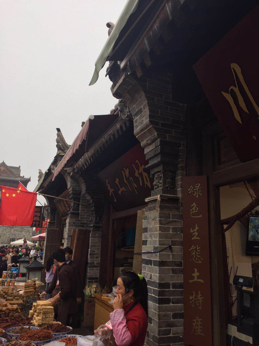 中式门楼浮雕,墀头门楼