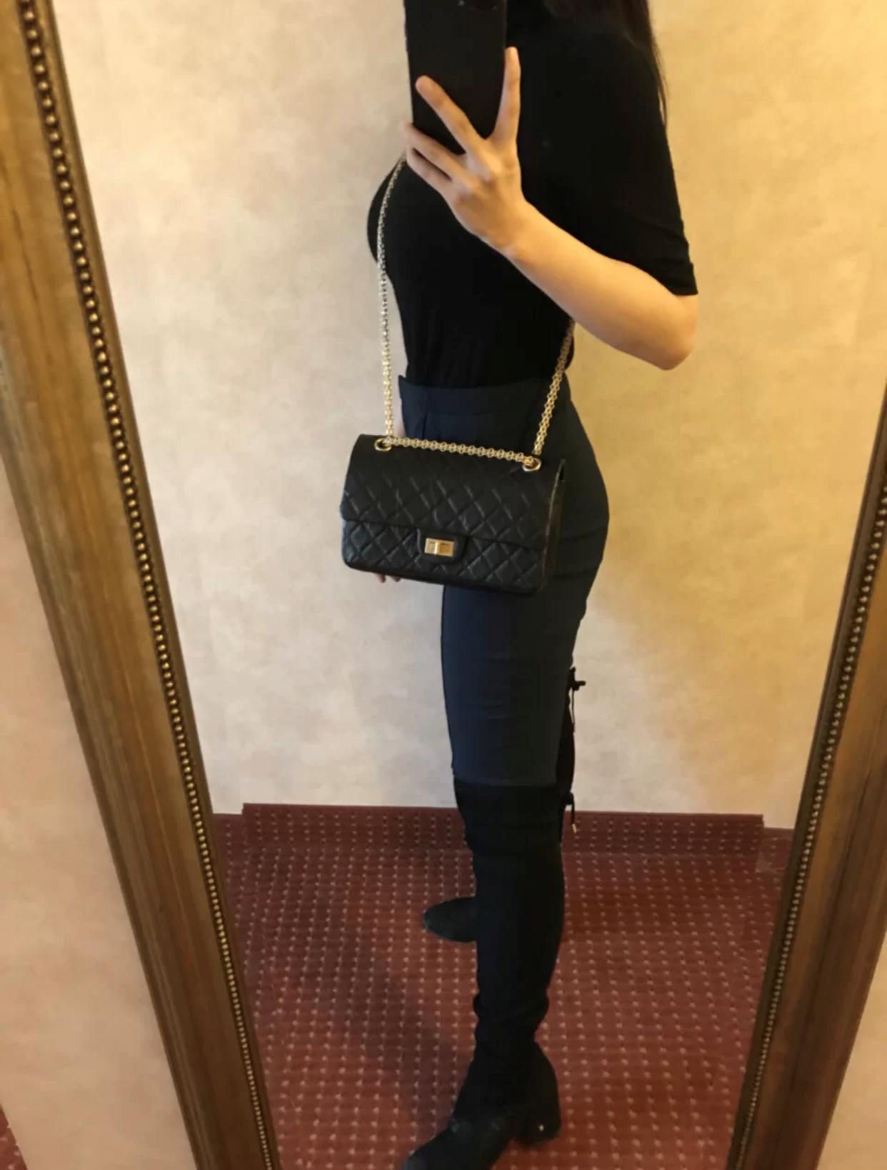 chanel2.55新旧对比,chanel2.55大号优缺点