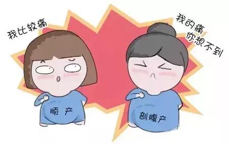 顺产pk剖腹产哪个更痛,顺产和剖腹产打分