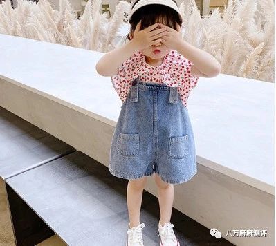 好看又好潮的牛仔背带裤,靓仔裤儿童