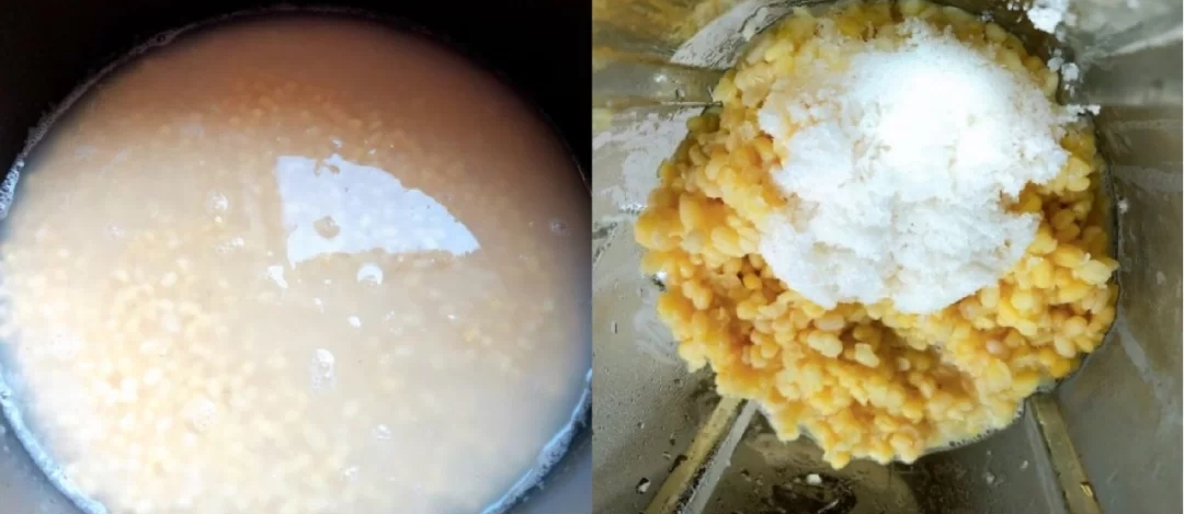 不用烤箱酥皮绿豆饼简易版,自制绿豆饼不用烤箱空气炸锅