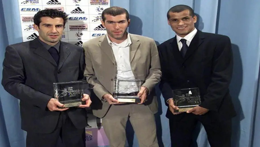 足坛世界历史排名,2010世界足球先生排名