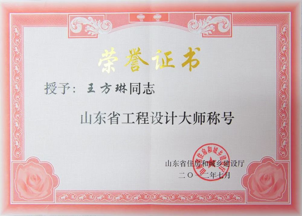 大师有约：山东省工程设计大师，王方琳