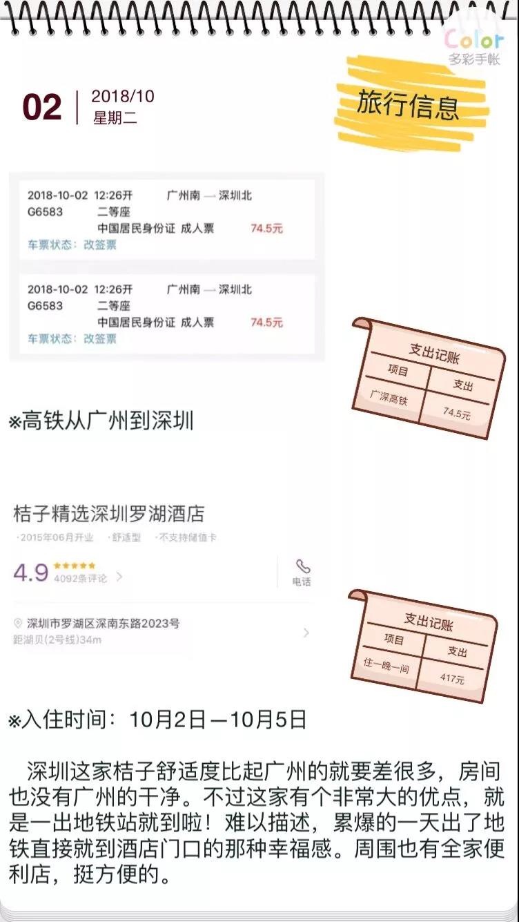 「穗港深」国庆七日南下计划