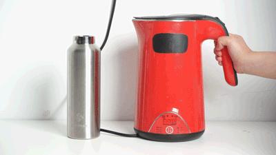 单手开盖的黑科技保温杯,保温杯智能杯一键开盖