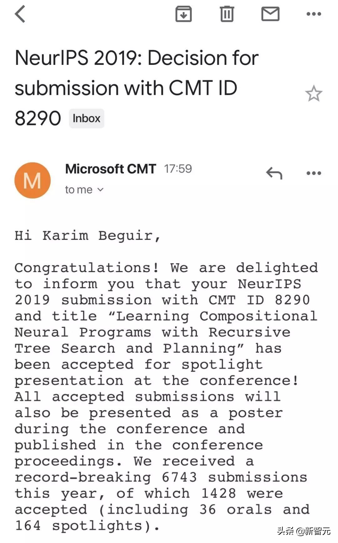 NeurIPS2019放榜，田渊栋4篇论文被接收，但高分低分均可能被拒