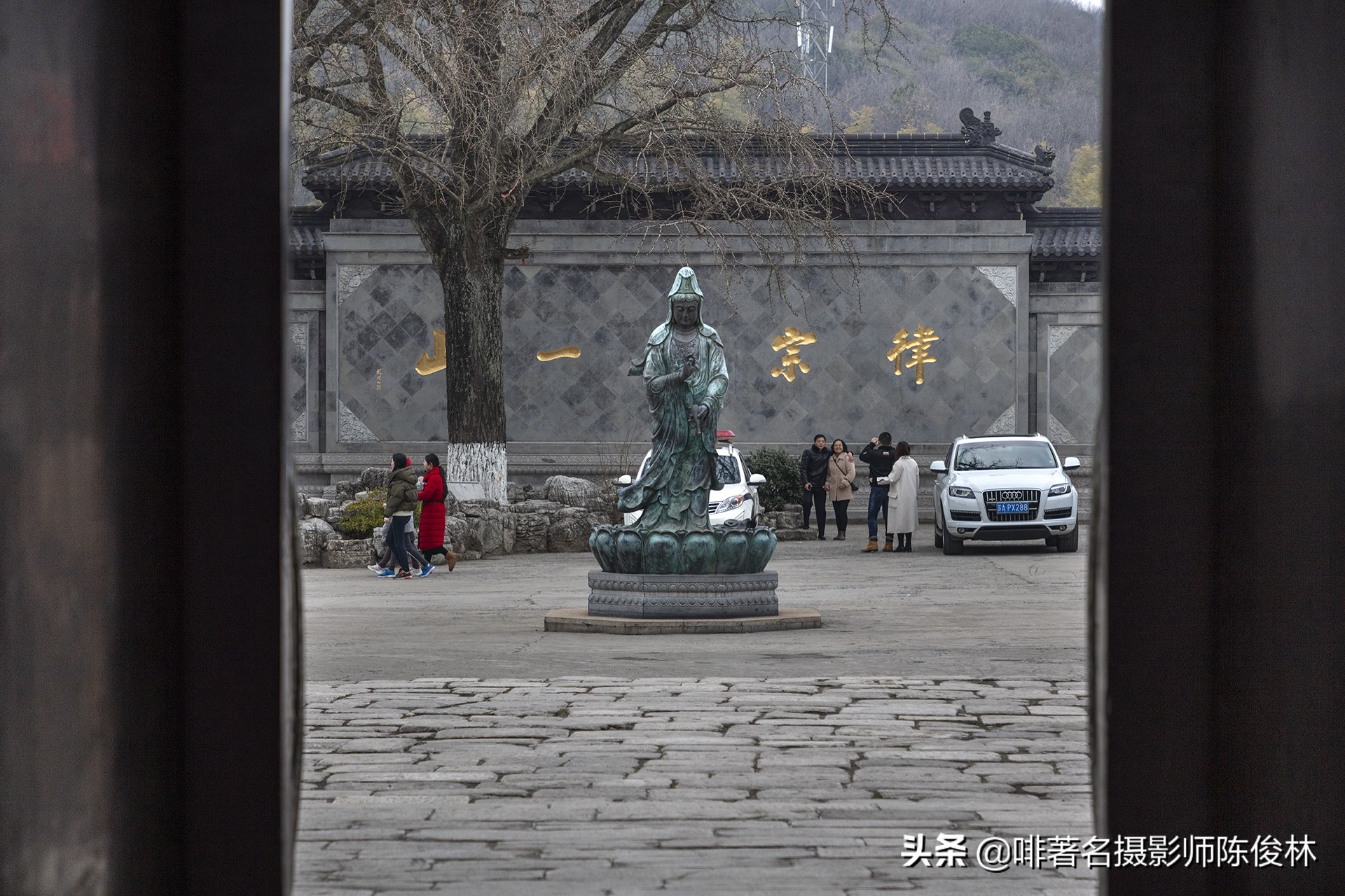 山门朝北开韦陀菩萨坐正殿律宗第一名山宝华山隆昌寺1500年