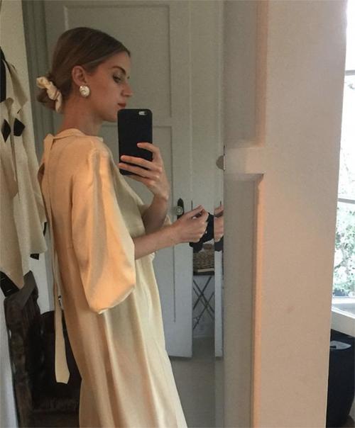 法式赫本风真丝高级感,法式复古大码真丝