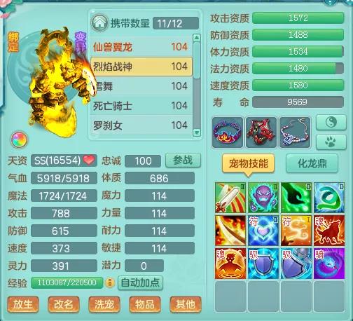 神武4最强烈焰盾宠,神武4电脑版盾宠