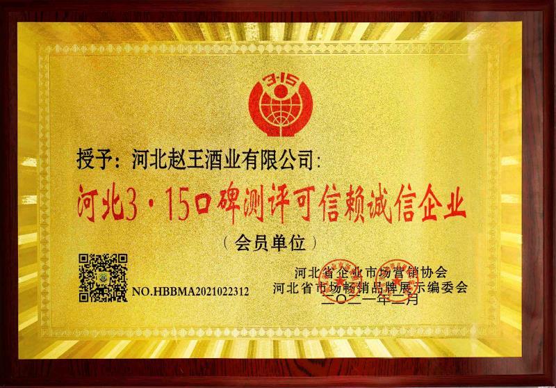 河北赵王酒业有限公司广平分公司,赵王酒企业