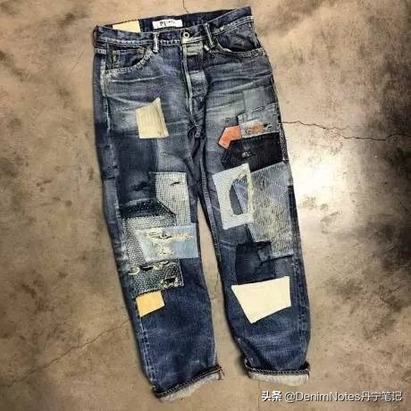 简单的缝纫加工活,破旧牛仔裤修补