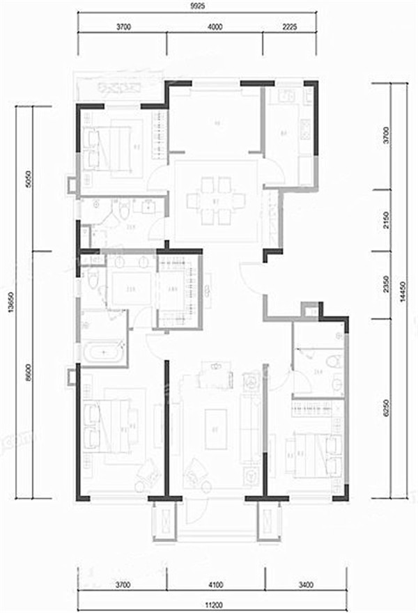 华润西山墅一期平面图,北京华润西山墅