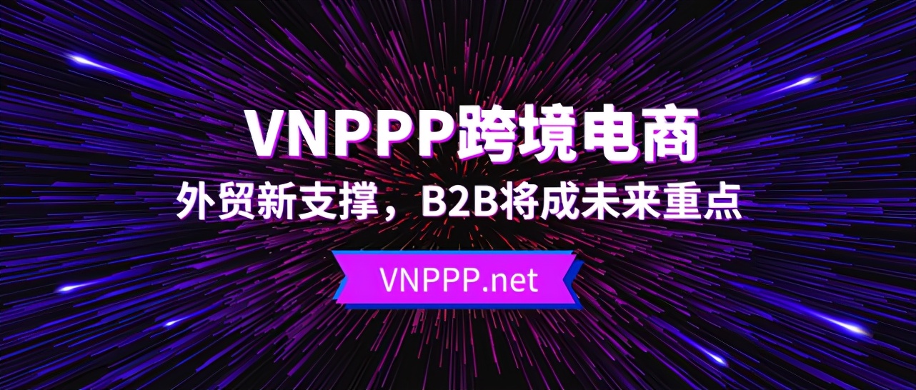 VNPPP跨境电商：外贸新支撑，B2B将成未来重点