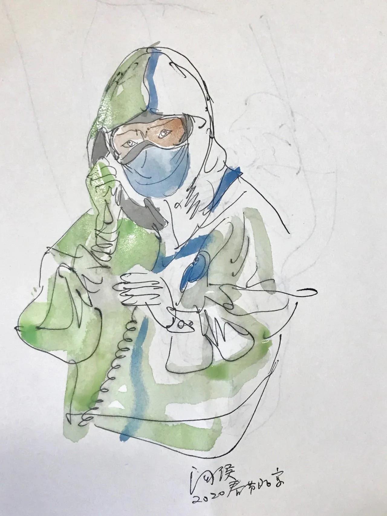 从土耳其背口罩回来捐赠,从国外背回抗疫物资