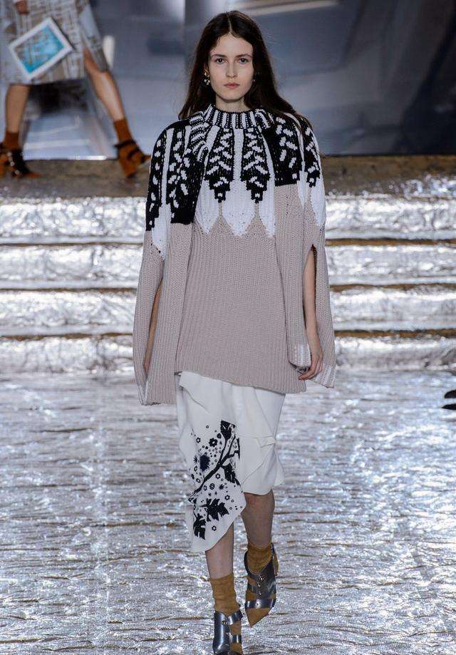 加厚费尔岛提花毛衣开衫女外穿,费尔岛浪漫提花套头毛衣秋冬新款