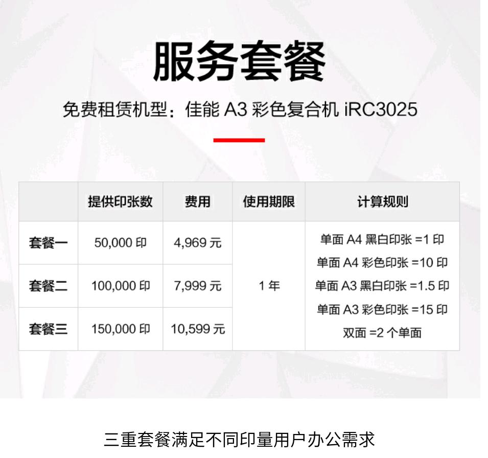 佳能复印一体机租赁,佳能商业打印机租赁