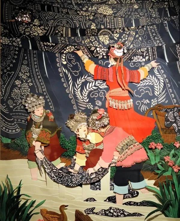 山东剪纸中华一绝,东北大姐李宝凤剪纸作品