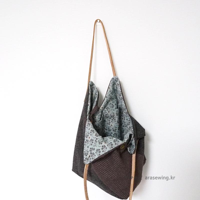 v字型包带教程,V型锁扣单肩斜挎包