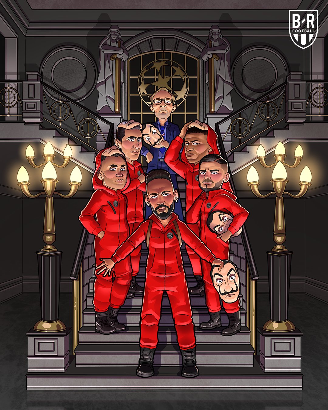 内马尔被踢倒拉莫斯出头,内马尔被铲倒十三次