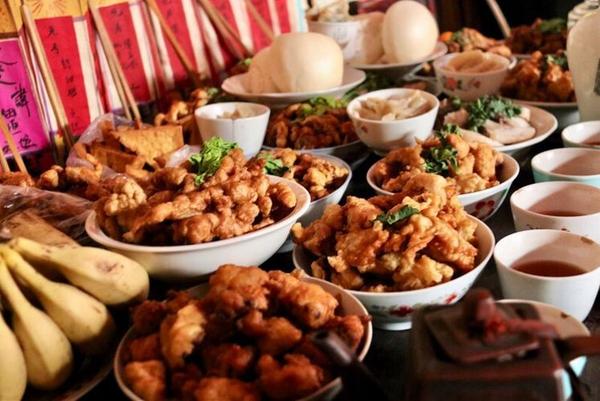 请家堂山东临沂供品怎么处理,山东习俗请家堂