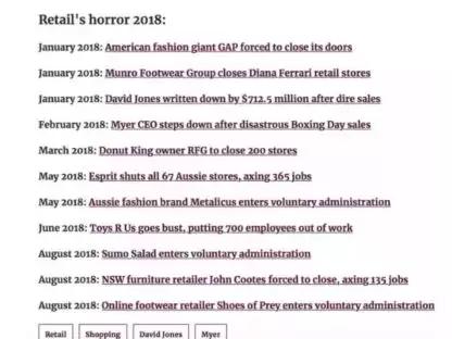 永别了，澳洲！这个著名品牌宣布离开，又是一场血腥的失业潮