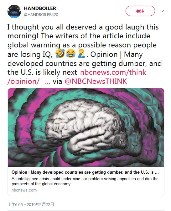 发达国家人口越来越笨？美学者担忧智商爆跌致全球经济前景黯淡