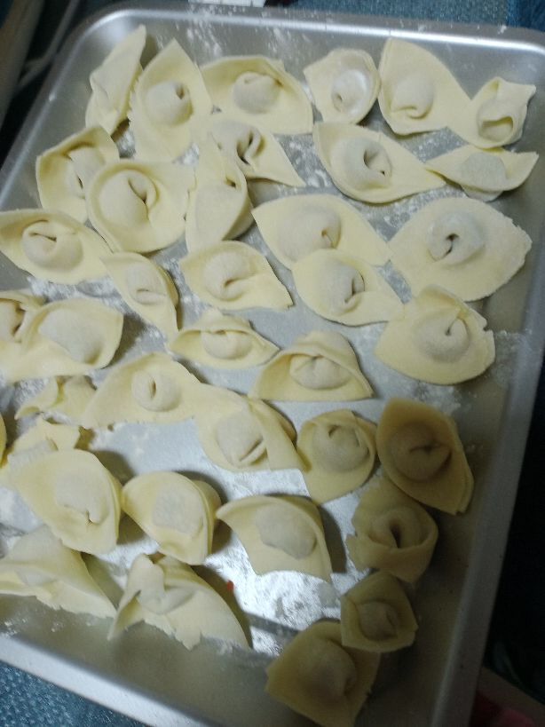 自家包馄饨,自己在家包馄饨吃的视频