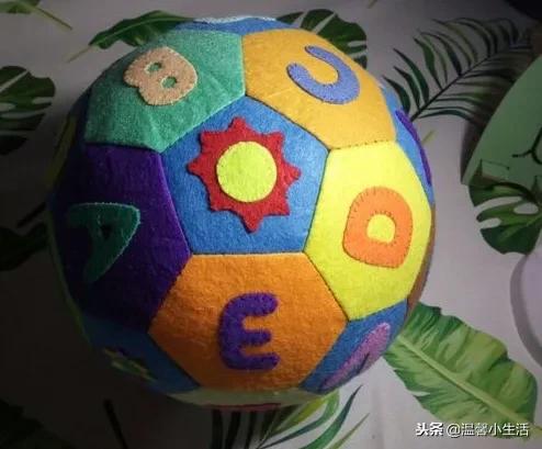 不织布足球,做一个简单的足球