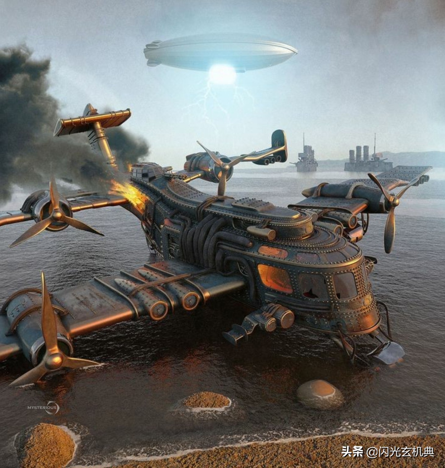 科幻场景原画作品集,科幻幻想绘画震撼的