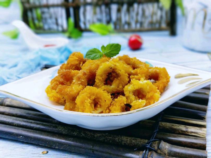 鱿鱼圈炸酥脆的方法,鱿鱼圈怎么炸家常做法