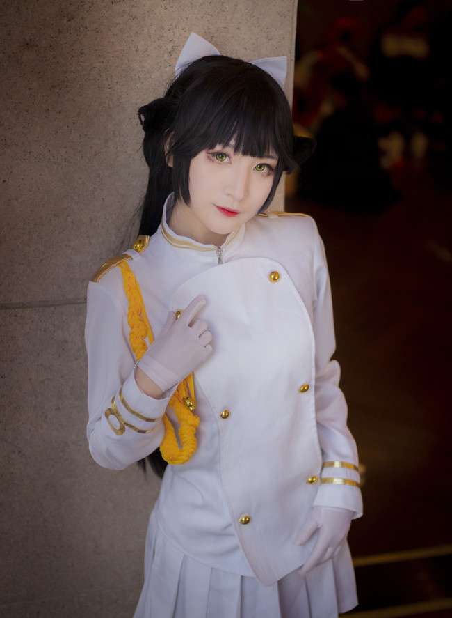 碧蓝航线高雄獒新春图集,碧蓝航线吾妻婚纱cos