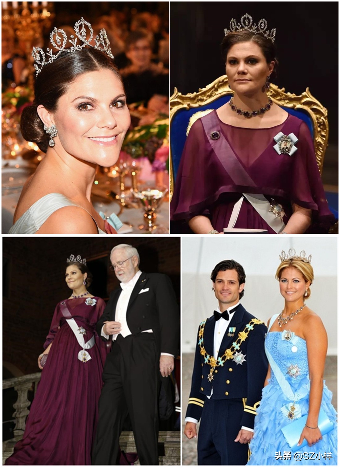 欧洲各国王室珠宝富贵逼人,瑞典王室丹麦王室珠宝