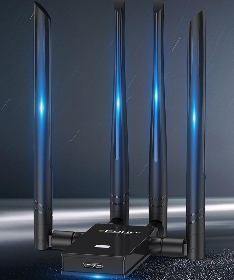 千兆网卡非选Wi-Fi6不可？翼联EDUP1622无线网卡强劲穿墙又快又稳