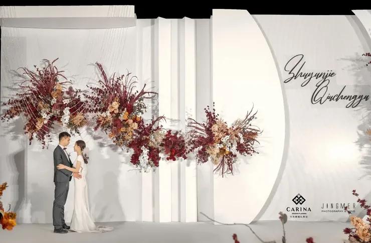 婚礼风格高级感香槟色,治愈系温暖的高级婚礼配色